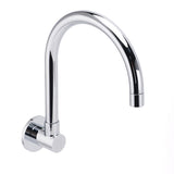Shower Heads & Screens: Chrome Round Gooseneck Arm Faucet Water Outlet Wall Mounted Swivel Bathtub Spout