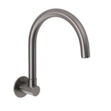 Shower Heads & Screens: Gun Metal Bathroom Tub Filler Round Gooseneck Arm Faucet Water Outlet Wall Spout