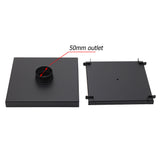 Shower Heads & Screens: Matt Black Bathroom Big 200mm Tile Insert Floor Drain Shower Grate 50mm Outlet