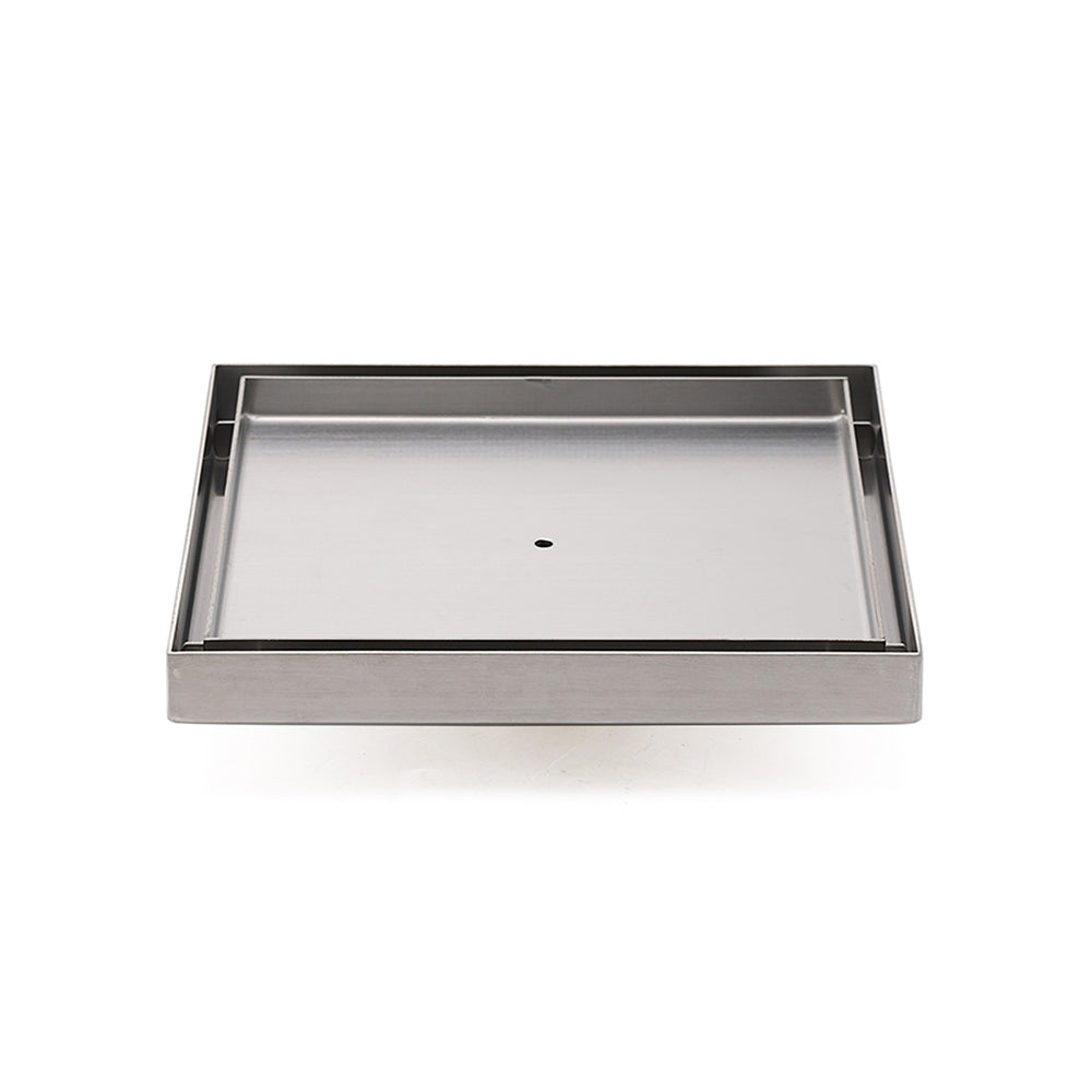 Shower Heads & Screens: Bathroom 200x200mm Big Square Tile Insert Floor Drain Shower Grate 50mm Waste