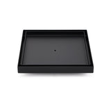 Shower Heads & Screens: Watermark Matt Black Large 200mm Tile Insert Floor Drain Shower Grate 80mm Waste