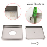 Shower Heads & Screens: Bathroom Large Square 200x200mm Tile Insert Floor Drain Shower Grate 80mm Waste