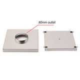 Shower Heads & Screens: Bathroom Large Square 200x200mm Tile Insert Floor Drain Shower Grate 80mm Waste