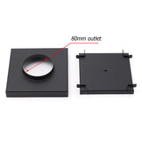 Shower Heads & Screens: Watermark Black 150x150mm Tile Insert Floor Drain Shower Grate 80mm Waste Outlet