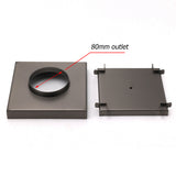 Shower Heads & Screens: Bathroom Gun Metal 150mm Tile Insert Floor Drain Shower Grate 80mm Waste Outlet