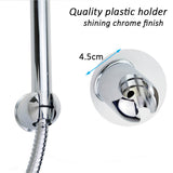 Shower Heads & Screens: Round ABS Plastic Chrome Wall Hang Bracket Holder For Hand Held Shower Head Hose
