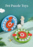 Pizza Puzzle Treat Toy for Dogs & Cats – Interactive Slow Feeder