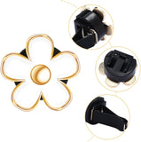 6 Pcs Daisy Flower Air Vent Clip Accessories Air Conditioning Outlet Clip Car Air Freshener Dashboard Accessories Charm Car Inter Decor(3 cm, 3.3 cm,White)