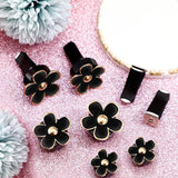 6 Pcs Daisy Flower Air Vent Clip Accessories Air Conditioning Outlet Clip Car Air Freshener Dashboard Accessories Charm Car Inter Decor(2.5 cm, 3 cm, 3.3 cm,Black)