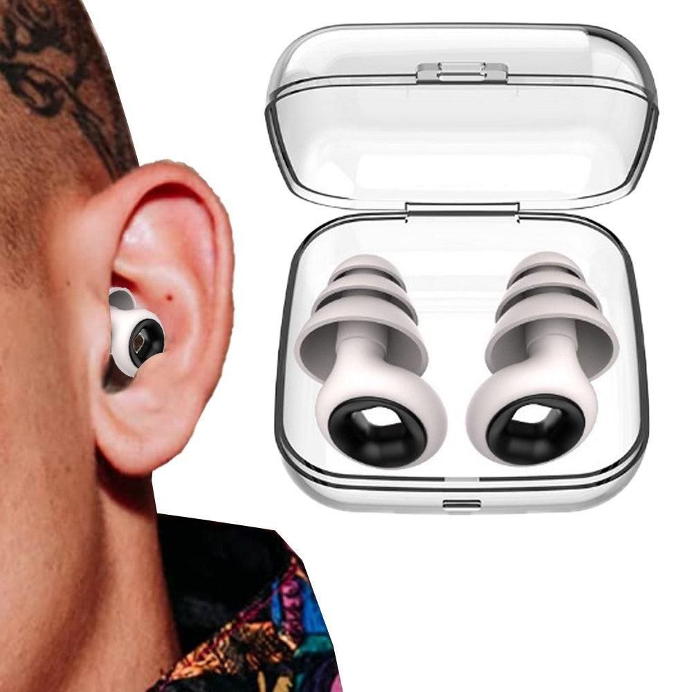 Reusable Hoop Noise Reduction Earplugs Blue