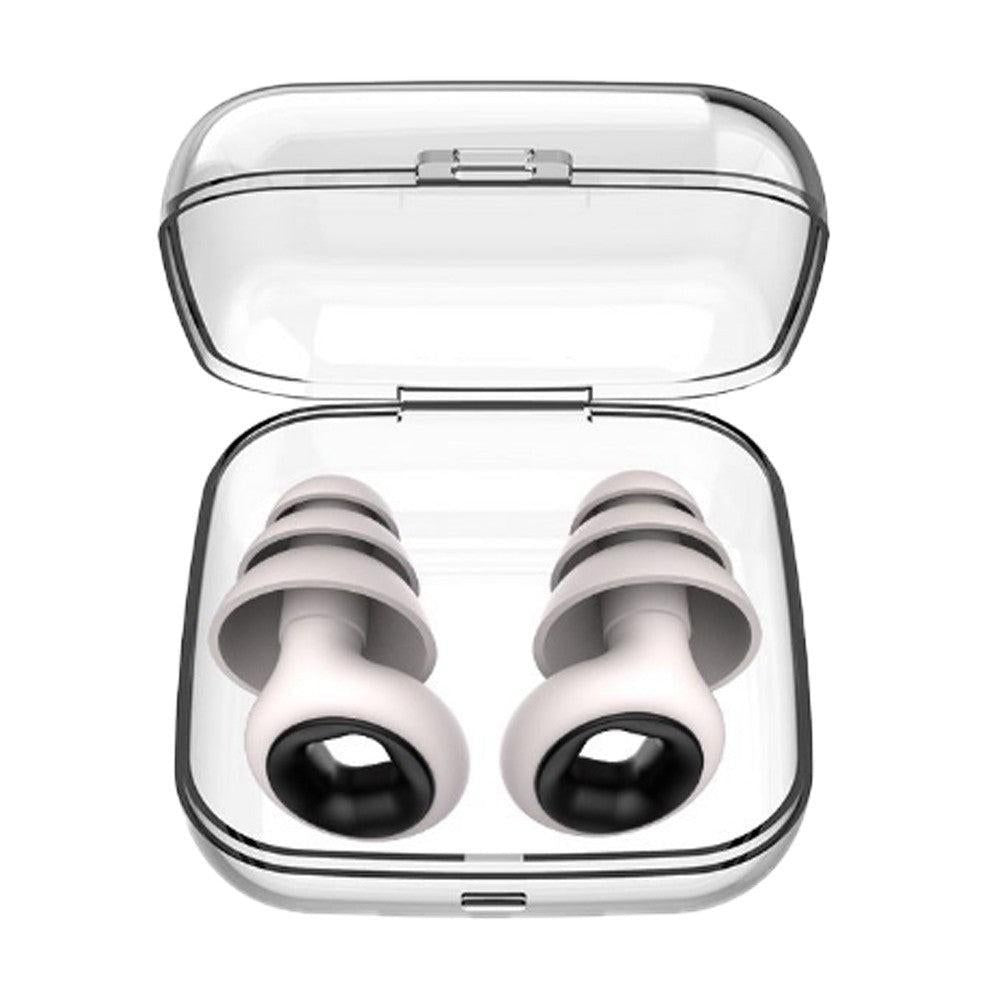 Reusable Hoop Noise Reduction Earplugs White