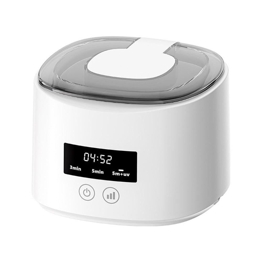 Ultrasonic Retainer Cleaner Dental Cleaning Machine White