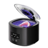 Ultrasonic Retainer Cleaner Dental Cleaning Machine Black