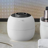 Ultrasonic Retainer Cleaner Machine 45kHz Ultrasonic Dentures Cleaner for Night Guards Braces Aligner White