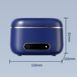 Upgraded Retainer Cleaner Machine for Braces Aligner Toothbrush Jewelry Blue