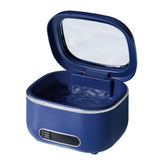 Upgraded Retainer Cleaner Machine for Braces Aligner Toothbrush Jewelry Blue
