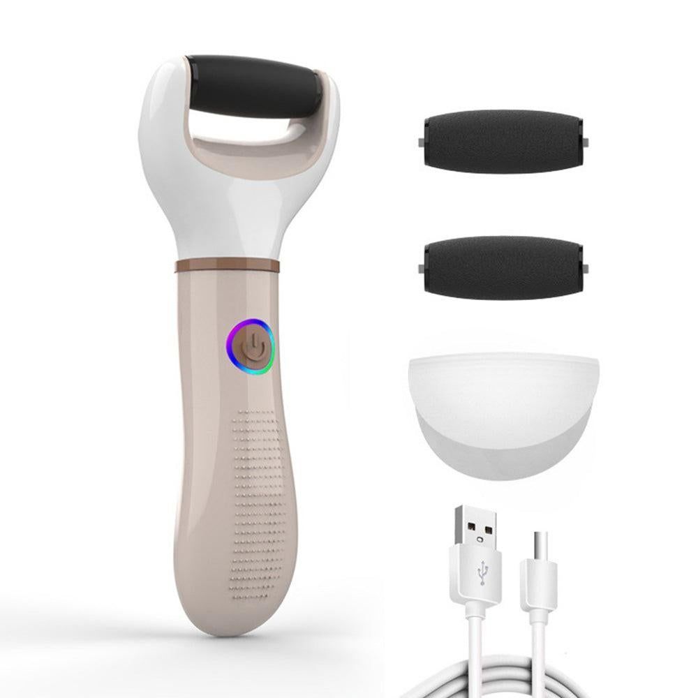 Electric Pedicure Set Foot File Hard Dead Skin Callus Remover Foot Grinder Light Pink