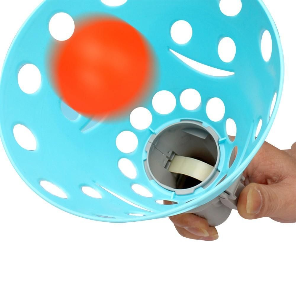 Catch Ball Game with 2 Catch Launcher Baskets and 4 Balls Blue