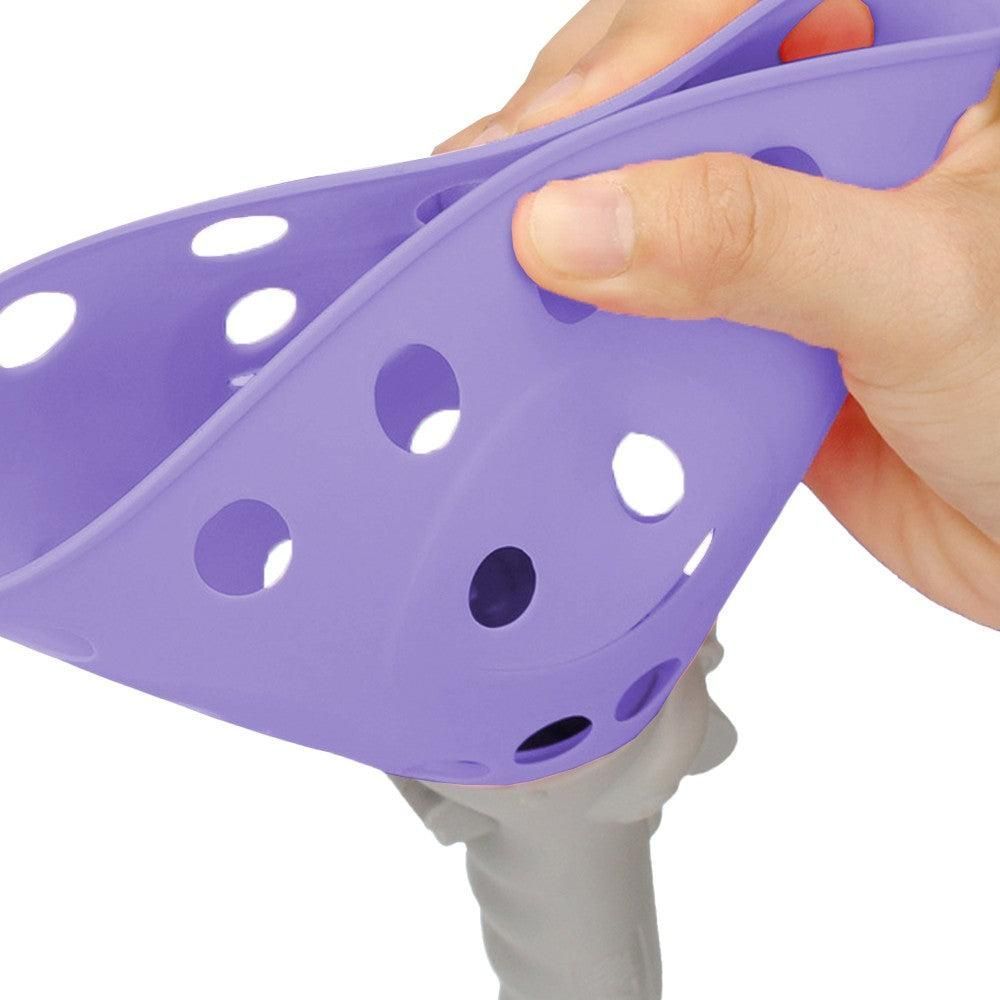 Catch Ball Game with 2 Catch Launcher Baskets and 4 Balls Purple