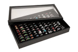 100 Slots Jewelry Ring Display Organizer Tray Case
