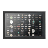 100 Slots Jewelry Ring Display Organizer Tray Case