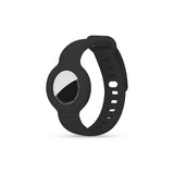 Silicone Airtag Wristband White