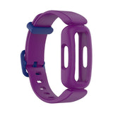 2Pcs For Fitbit Ace 3 Replacement Wristband Silicone Watch Straps Purple