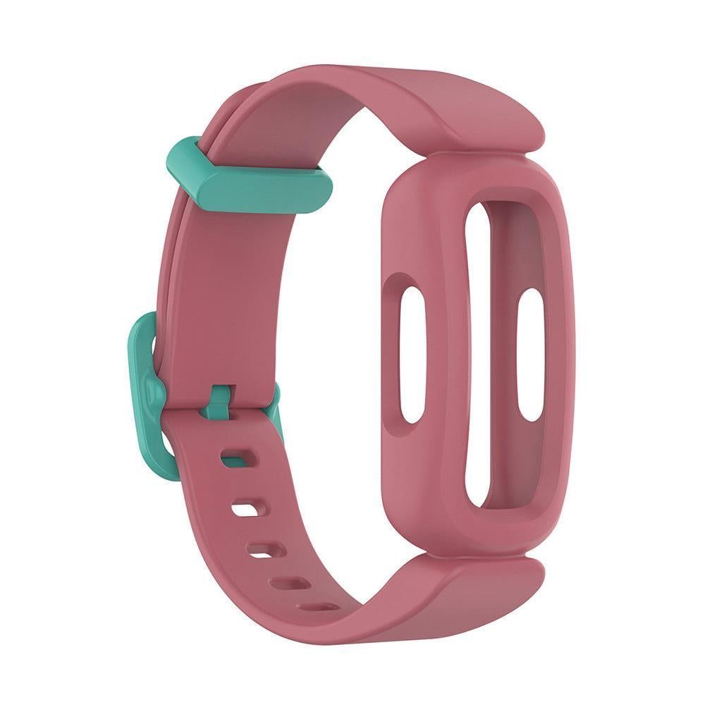 2Pcs For Fitbit Ace 3 Replacement Wristband Silicone Watch Straps Pink