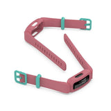 2Pcs For Fitbit Ace 3 Replacement Wristband Silicone Watch Straps Pink
