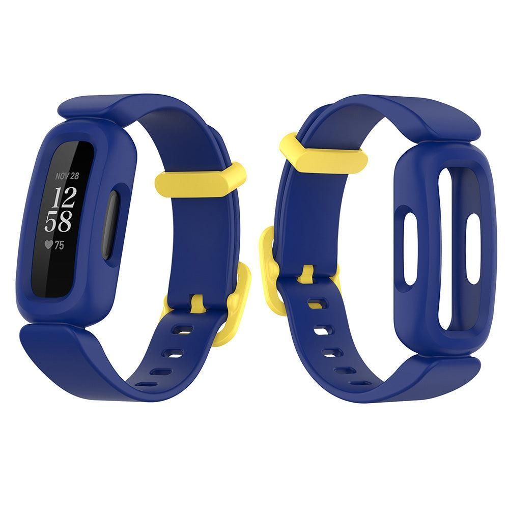 2Pcs For Fitbit Ace 3 Replacement Wristband Silicone Watch Straps Dark Blue