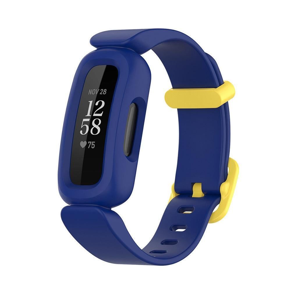 2Pcs For Fitbit Ace 3 Replacement Wristband Silicone Watch Straps Dark Blue