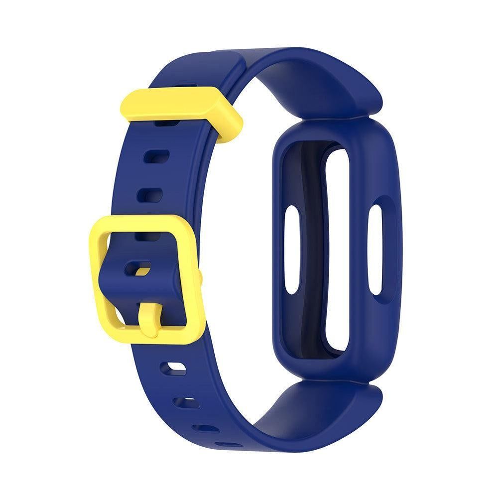 2Pcs For Fitbit Ace 3 Replacement Wristband Silicone Watch Straps Dark Blue