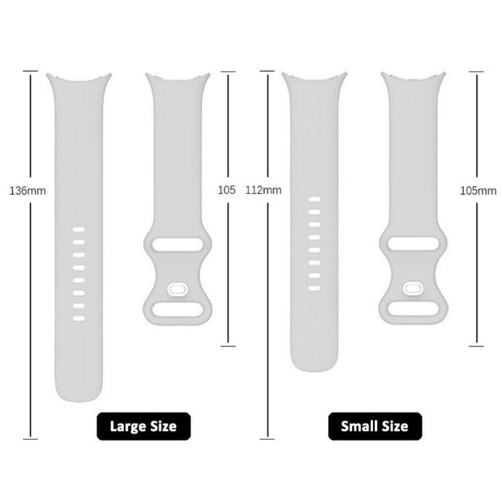 1 / 2 Soft Replacement Strap Silicone Sport Watch Band White - L Compatible and Suitable for Google Pixel Watch