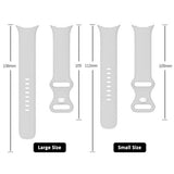 For Google Pixel Watch 1 / 2 Soft Replacement Strap Silicone Sport Watch Band White - L