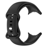 For Google Pixel Watch 1 / 2 Soft Replacement Strap Silicone Sport Watch Band Black - L