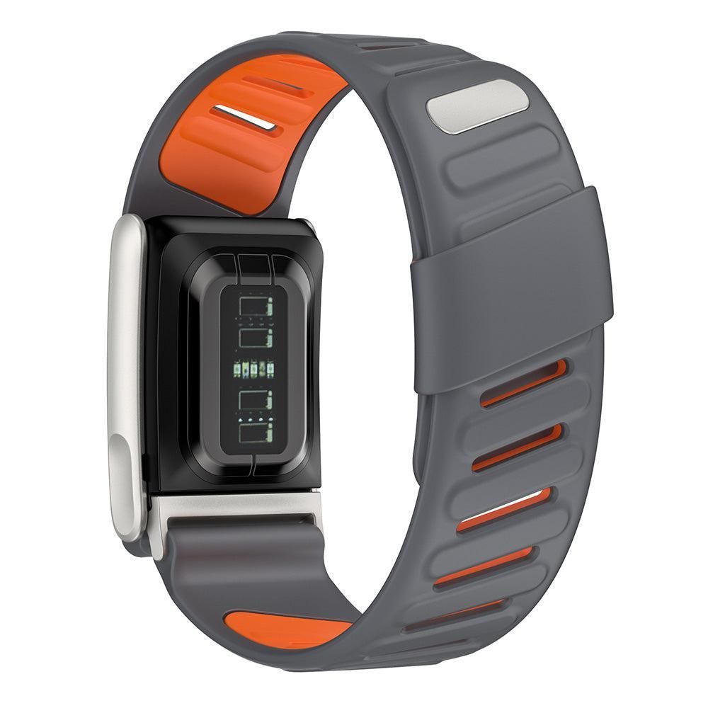 Silicone Sport Band for Whoop 5.0 Waterproof Replacement Wrist Strap Dark Grey