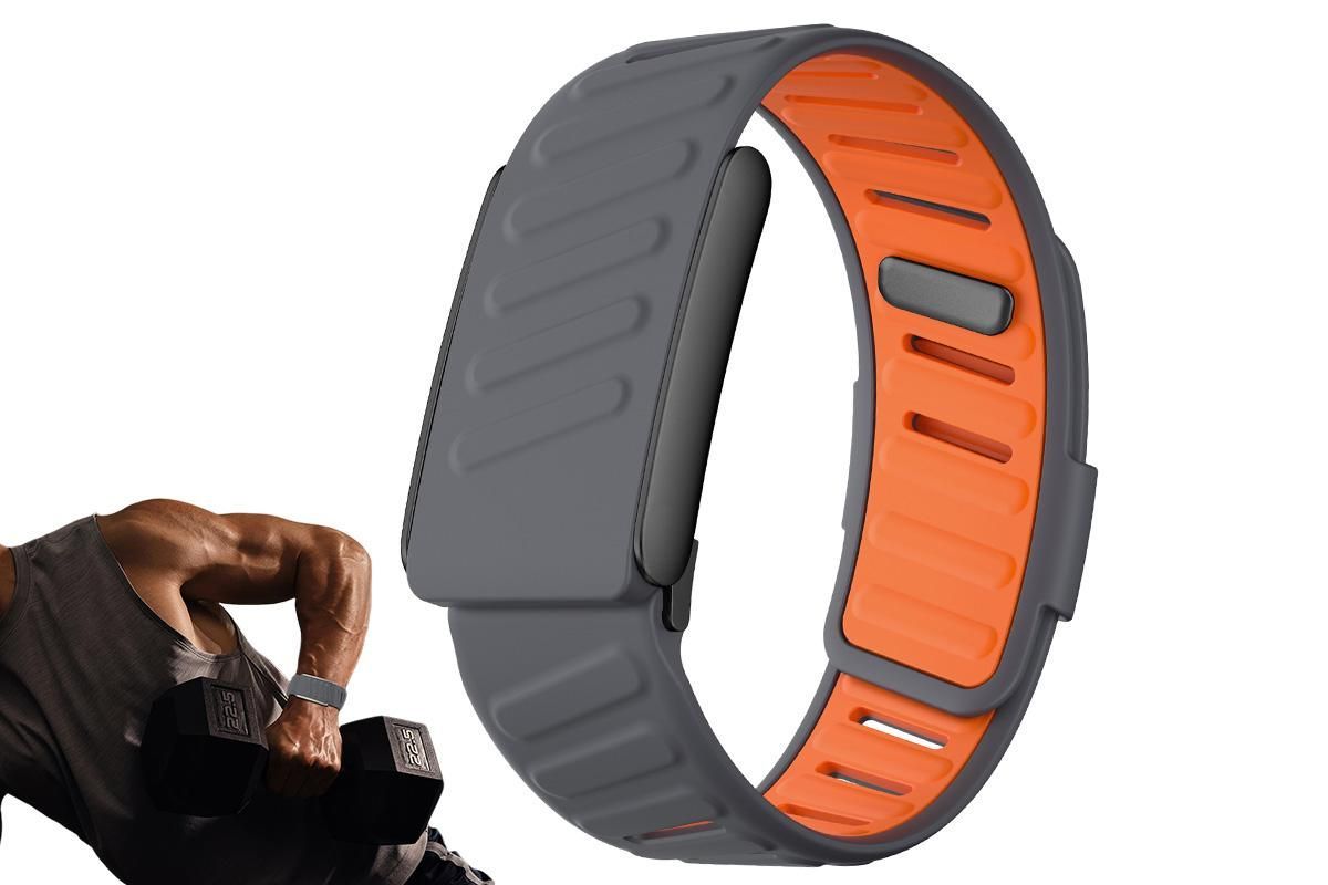 Silicone Sport Band for Whoop 5.0 Waterproof Replacement Wrist Strap Dark Grey