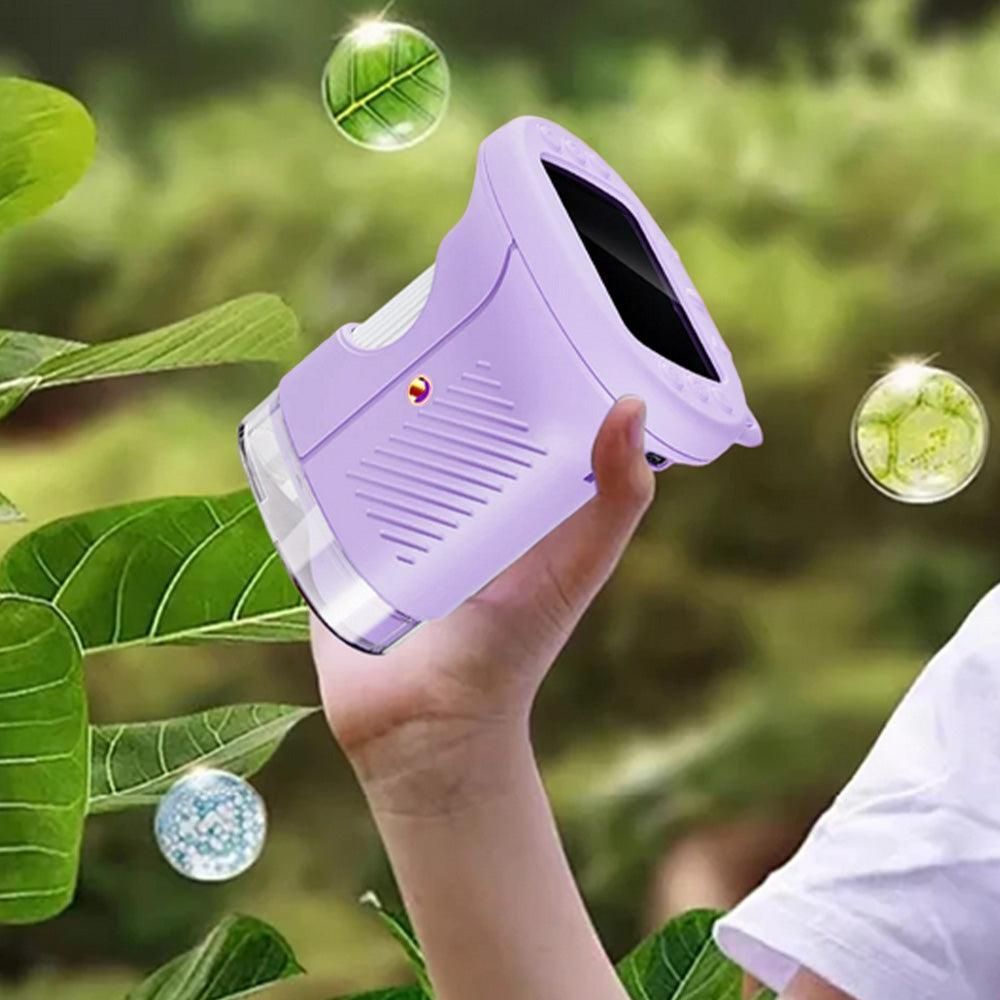 1000X Handheld Microscope - 1080P Mini Pocket Digital Microscope Purple
