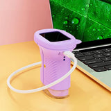 1000X Handheld Microscope - 1080P Mini Pocket Digital Microscope Purple
