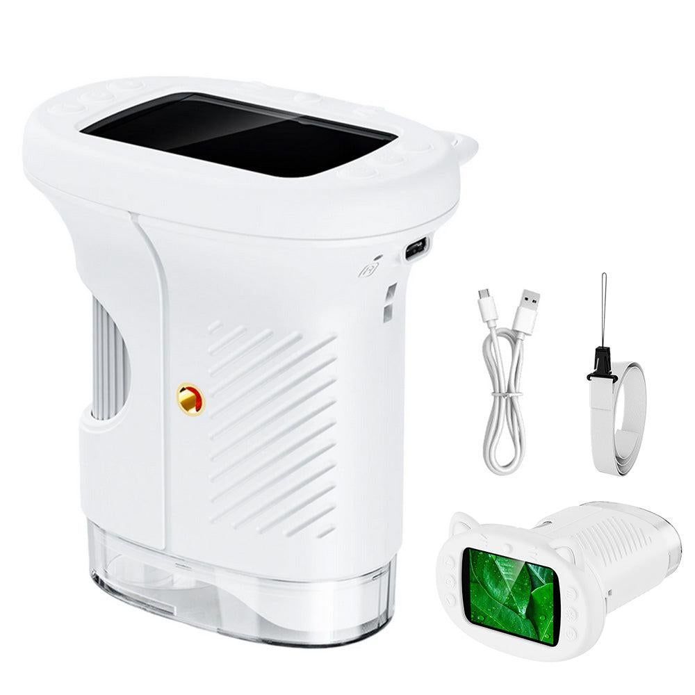 1000X Handheld Microscope - 1080P Mini Pocket Digital Microscope White