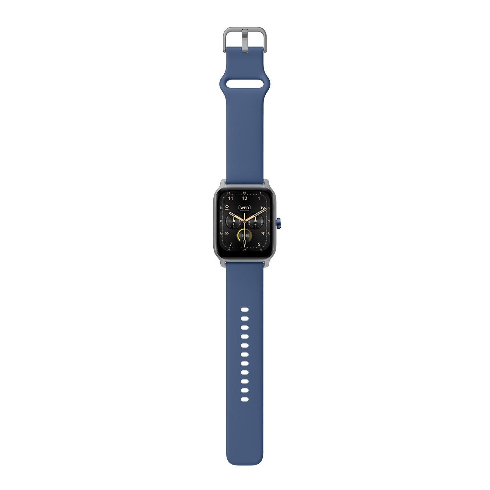 1.8inch Smart Watch IP68 BT5.3 for Android iOS with Heart Rate Monitoring Exercise Records 1pc（Blue）
