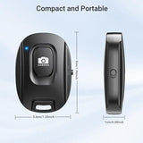 1 Pair Black Bluetooth Mobile Phone Camera Remote Control Rechargeable Shutter