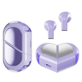 K520 deformable cute heart-shaped bluetooth headset tws compact stereo - pink
