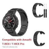 Replaent Metal Wrist Band for Huami Amazfit T-Rex/T-Rex Pro