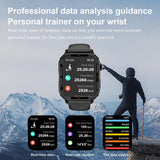 Smart Watch 1.85 inch Square Screen IP67 45*39mm 1pc (Black)