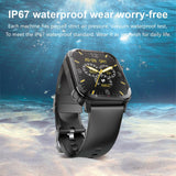 Smart Watch 1.85 inch Square Screen IP67 45*39mm 1pc (Green)