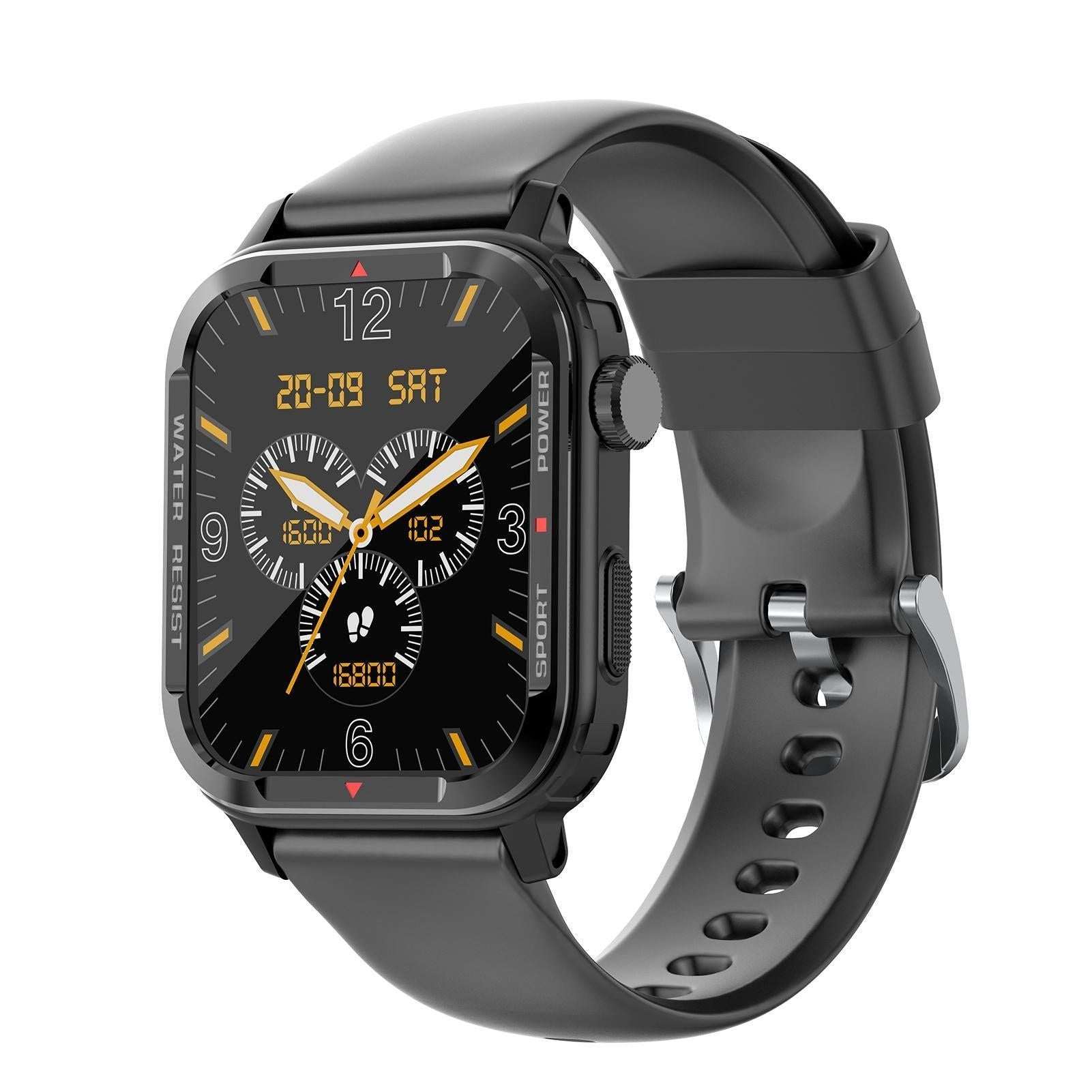 Smart Watch 1.85 inch Square Screen IP67 45*39mm 1pc (Green)
