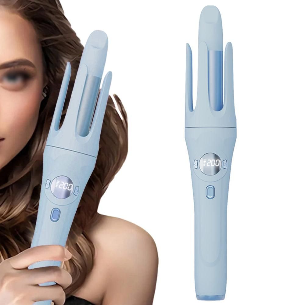 Auto Rotating Wireless Hair Curler 32mm for All Hair Types -Purple