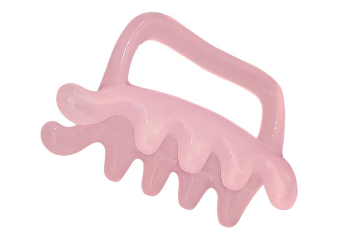 Back Massager Handheld Acupressure Gua Sha Tool for Full Body Muscle Relief -Pink
