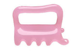 Back Massager Handheld Acupressure Gua Sha Tool for Full Body Muscle Relief -Pink
